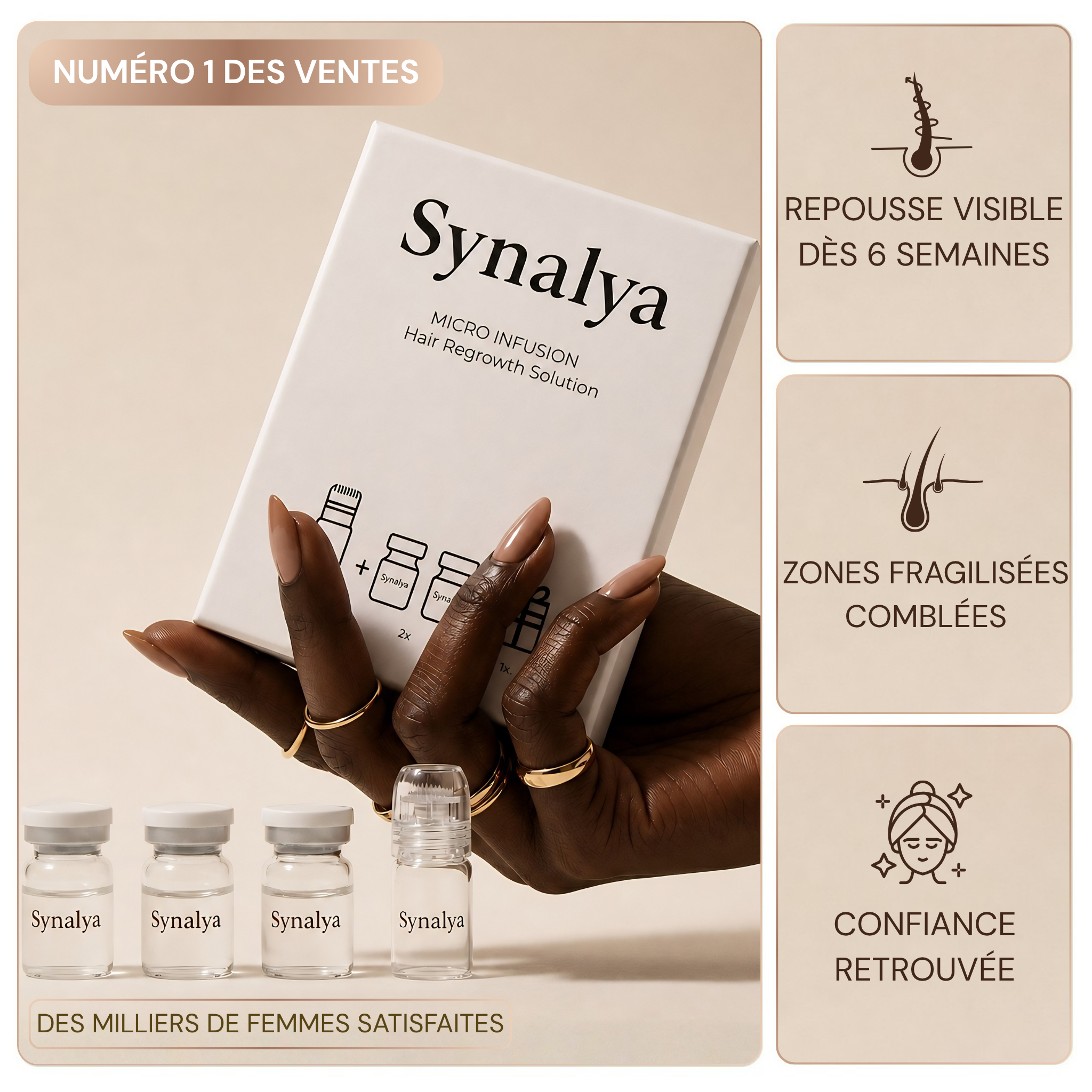 Micro Infusion Réparation & Repousses Afro  + Sérum extra offert